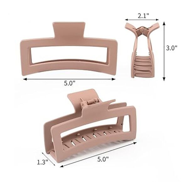 3 pcs Extra Large Claw Hair Clips 5 Inches Long for Thick Hair - Picture 5 of 7